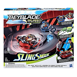  Beyblade Rail Rush Bey Battle Set