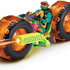 Tortugas Ninjas Miguel Angel - Moto mutantes vehículo con figura 