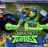 Tortugas Ninjas Leonardo - Moto mutantes vehículo con figura 