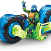 Tortugas Ninjas Leonardo - Moto mutantes vehículo con figura 