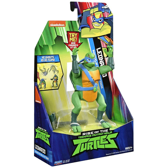 Tortuga Ninjas Leonardo - The Rise Deluxe Figuras de acción 