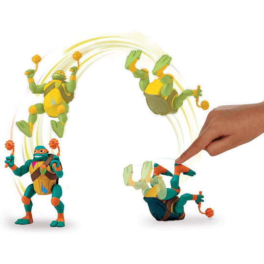 Tortuga Ninjas Miguel Angel - The Rise Deluxe Figuras de acción 