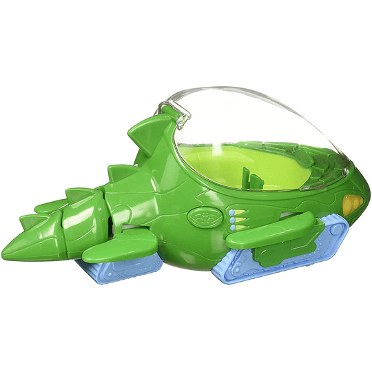  PJ Masks- Vehículo Deluxe, Gekko Móvil y Gekko Bandai, Color Verde