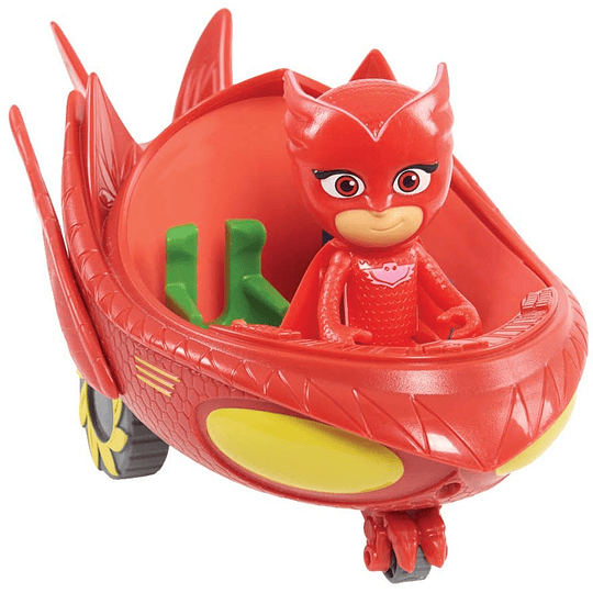 PJ Masks Vehículos Búho Deslizador Móvil y Búho Bandai