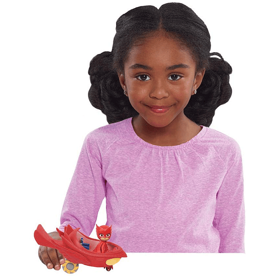 PJ Masks Vehículos Búho Deslizador Móvil y Búho Bandai