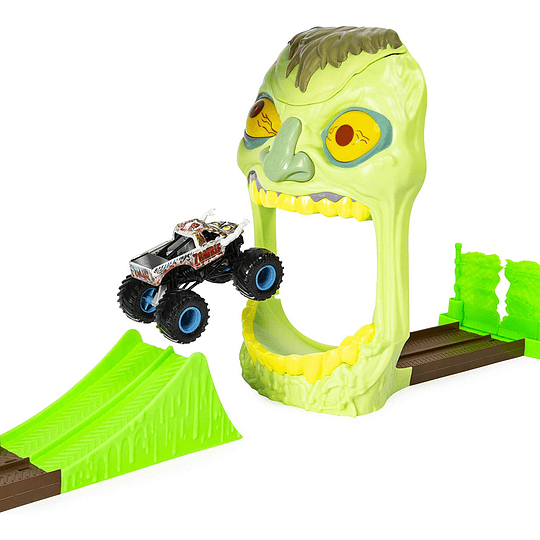 Monster Jam  Zombie - Playsets acrobacias 1:64 