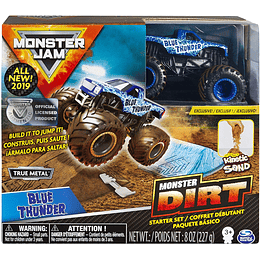 Monster Jam -  Set de Arena Kinetica  Blue Thunder