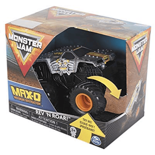 Monster Jam Max-d Rev 'n Roar Spin Master