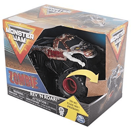 Monster Jam Zombie Rev 'n Roar Spin Master