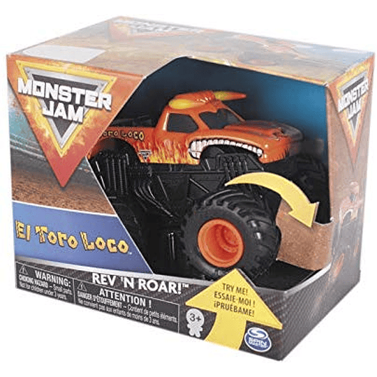 Monster Jam El Toro Loco Rev 'n Roar Spin Master