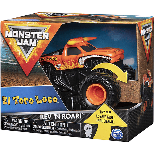 Monster Jam El Toro Loco Rev 'n Roar Spin Master