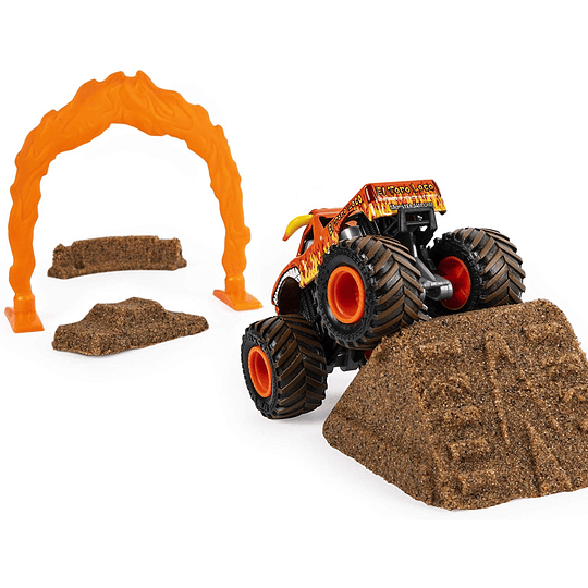 Monster Jam  - El Toro Loco Monster Dirt Deluxe Set escala 1:64 