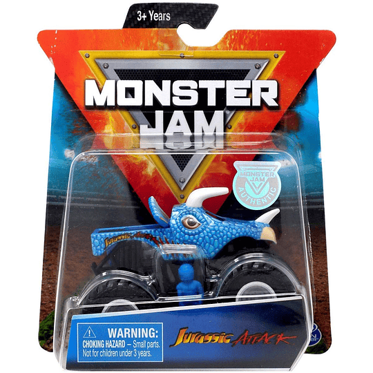 Monster Jam 1:64 Scale Jurassic Attack - Figura de ataque