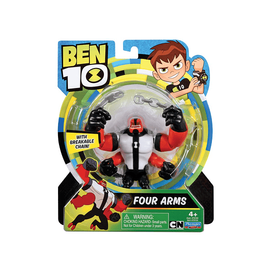  Ben 10 - Cuatro brazos Figuras de acción