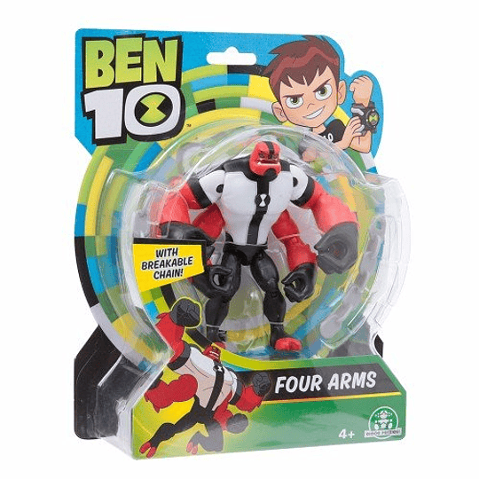  Ben 10 - Cuatro brazos Figuras de acción