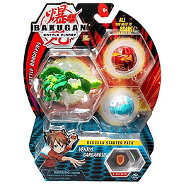 Bakugan Ventus Garganoid,  Starter Pack de 3 unidades
