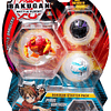  Bakugan pirus gorthion  Starter Pack de 3 Unidades 