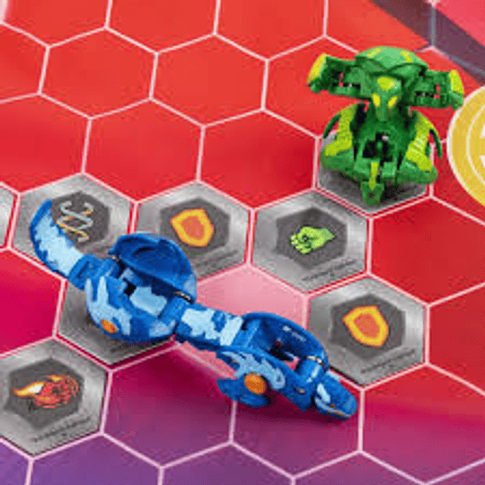 Bakugan, Battle Bundle con 4 Bakugan y Exclusive Mat Mat, Walmart Exclusive