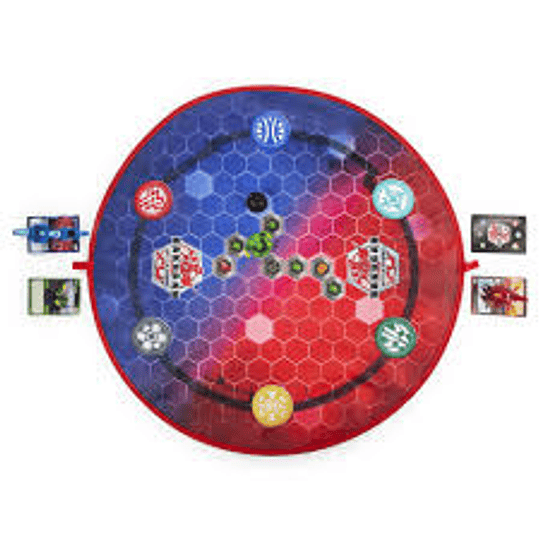 Bakugan, Battle Bundle con 4 Bakugan y Exclusive Mat Mat, Walmart Exclusive