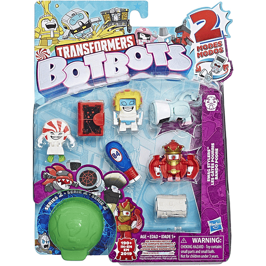 Botbots Transformers Pack de 8