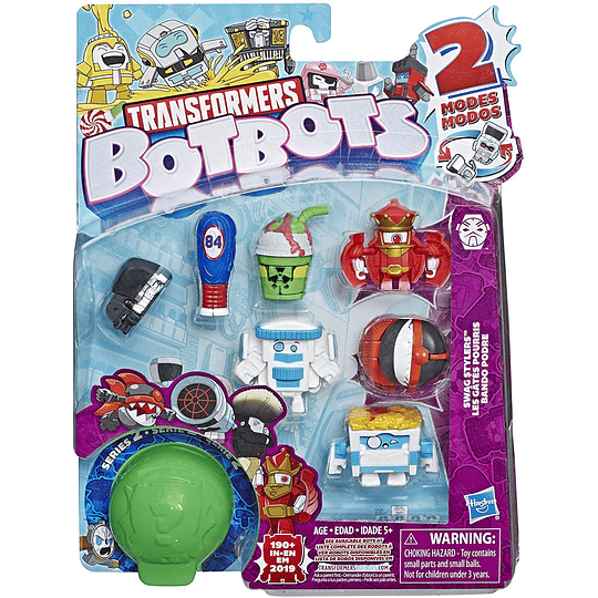 Botbots Transformers Pack de 8