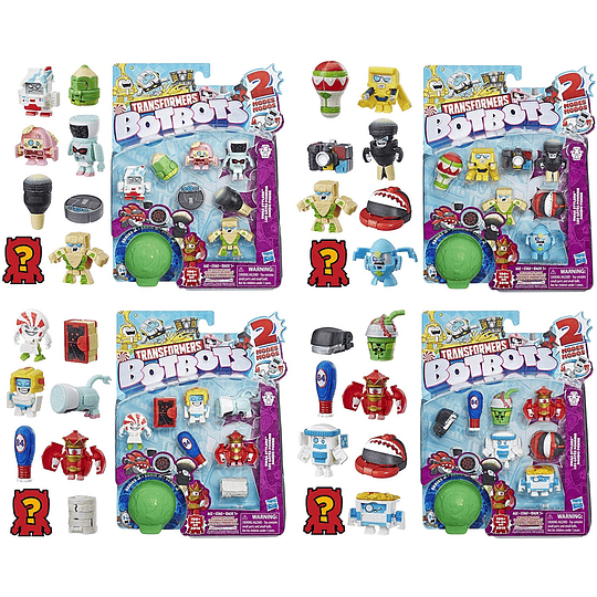 Botbots Transformers Pack de 8