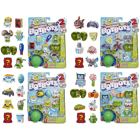 Botbots Transformers Pack de 8
