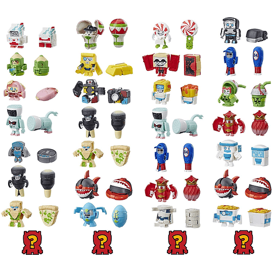 Botbots Transformers Pack de 8