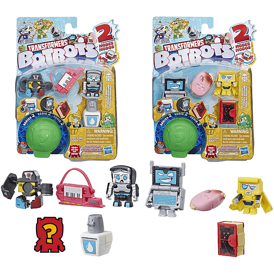 Botbots Transformers turma da Mochila Pack de 5