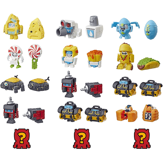 Botbots Transformers equipo de casa Pack de 5