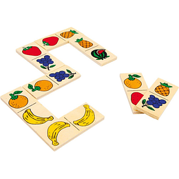 Dominó de Frutas, de Madera