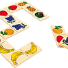 Dominó de Frutas, de Madera
