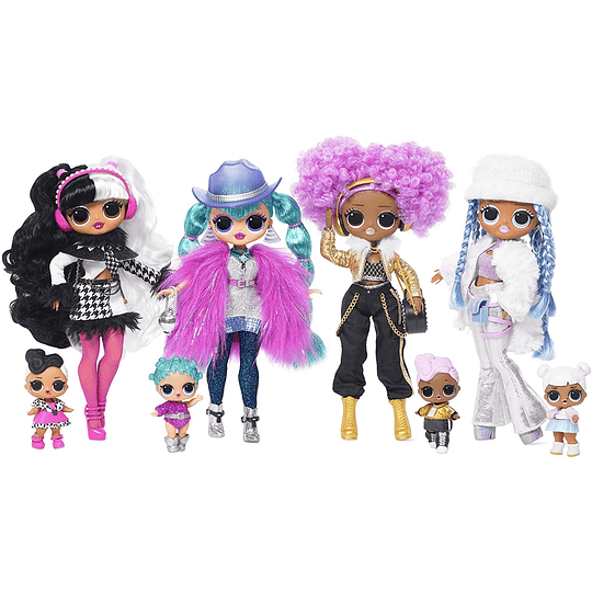 Dollie y Dollface Lol Surprise O.M.G Winter Disco 