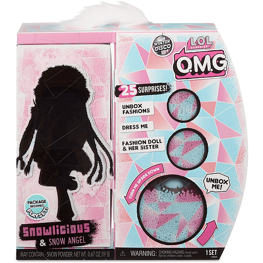 Snowlicious y Snow Angel Lol Surprise O.M.G Winter Disco