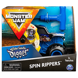 Monster Jam Spin Rippers Son-uva Digger 1:43 escala Monster Truck