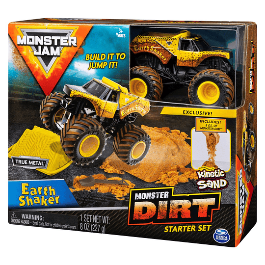Monster Jam Earth Shaker Monster Dirt Starter Set