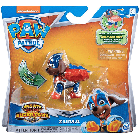 Paw Patrol Zuma Mighty Pups Super Paws 