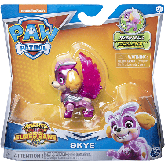  Paw Patrol Skye Mighty Pups Súper Paws