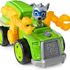 Paw Patrol Rocky Deluxe Vehicle Mighty Pups Super Paws vehículo de lujo con luces y sonidos