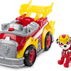 Paw Patrol Marshall Mighty Pups Super Paws vehículo de lujo con luces y sonidos