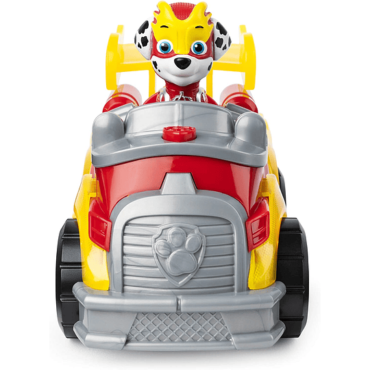 Paw Patrol Marshall Mighty Pups Super Paws vehículo de lujo con luces y sonidos