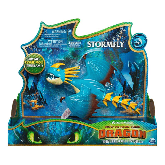  Dragons Stormfly Deluxe DreamWorks con Luz y Sonido (Dragon Tormenta)