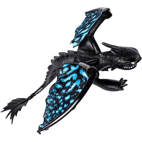 Dragons Toothless Dragons Deluxe con Luz y Sonido