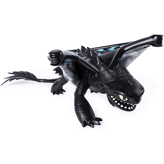 Dragons Toothless Dragons Deluxe con Luz y Sonido