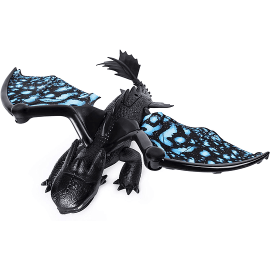 Dragons Toothless Dragons Deluxe con Luz y Sonido