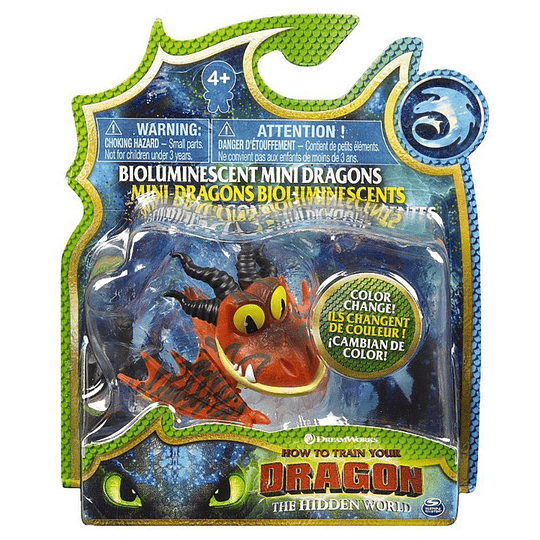 Dragons Hookfang minifiguras Cambian de Color con el agua