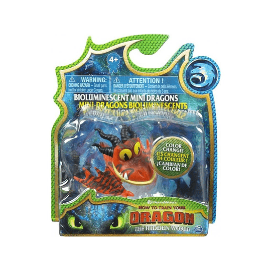 Dragons Hookfang minifiguras Cambian de Color con el agua