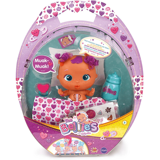 Muak Muak muñeco Interactivo The Bellies Famosa