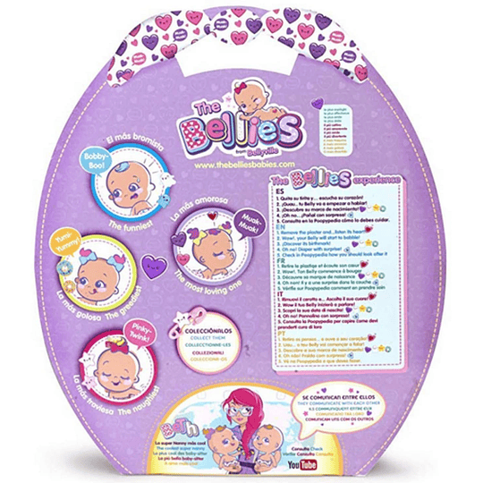 Muak Muak muñeco Interactivo The Bellies Famosa