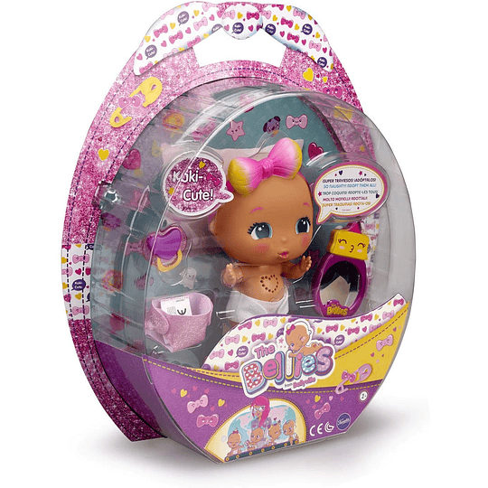 Kuki Cute Muñeco Interactivo Multicolor The Bellies Famosa